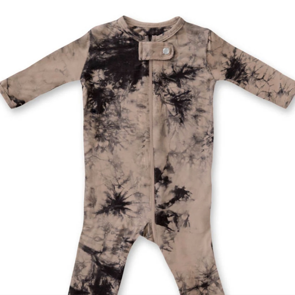 2 babybreez Black & Tan Tie Dye LUXIE® - Picture 6 of 8